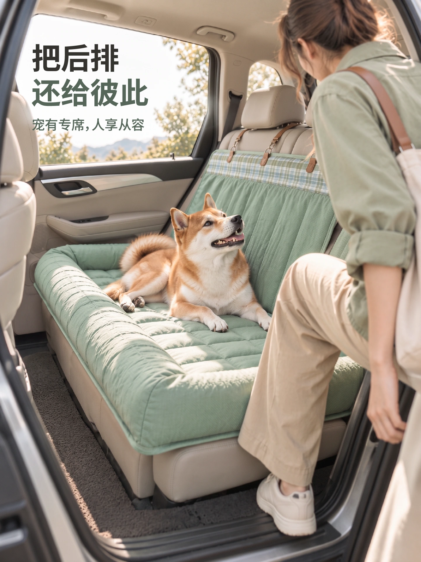 格纹系列 · 后排车载窝 主图系列