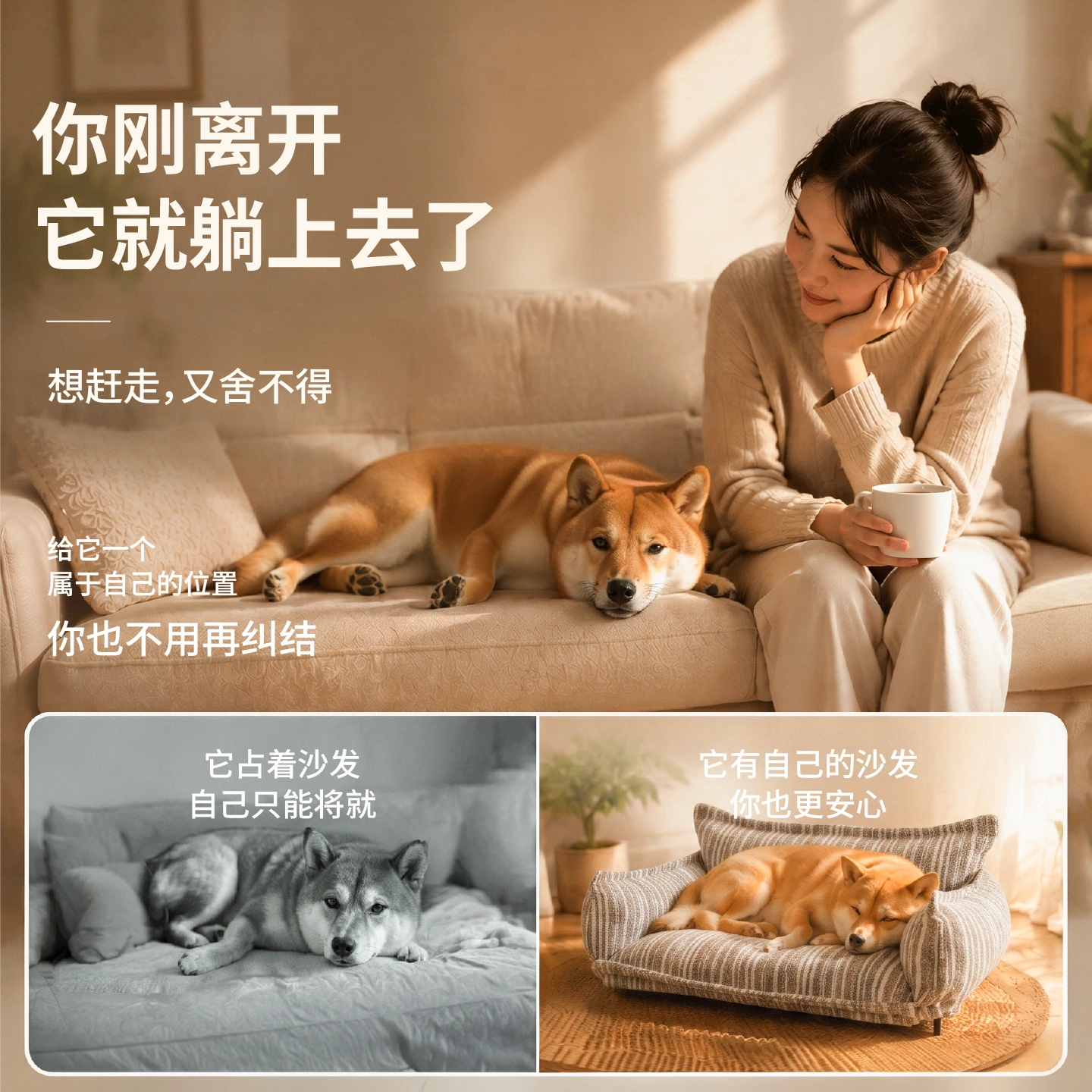 条纹沙发 · 生活方式视觉 主图系列
