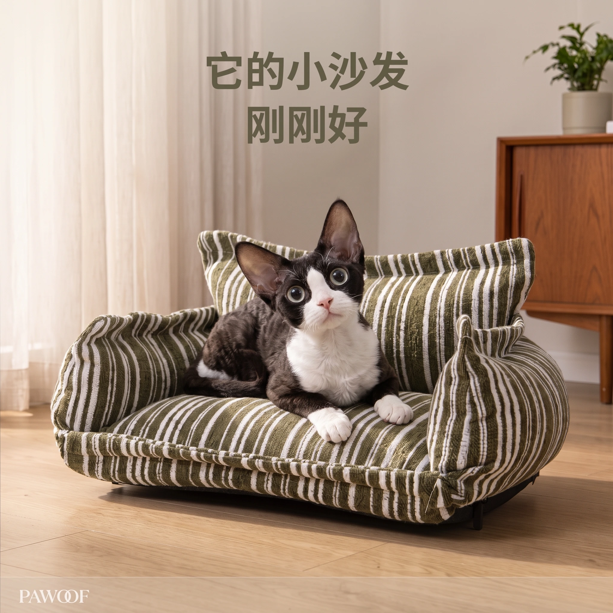 条纹沙发 · 生活方式视觉 主图系列